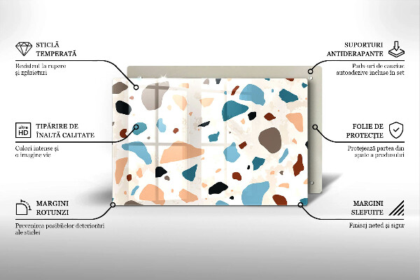 Skärbräda glas modern Dekorativt stengods