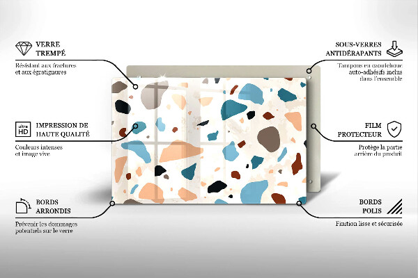 Skärbräda glas modern Dekorativt stengods