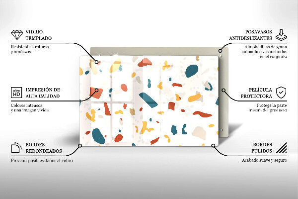 Skärbräda glas modern Dekorativt stengods