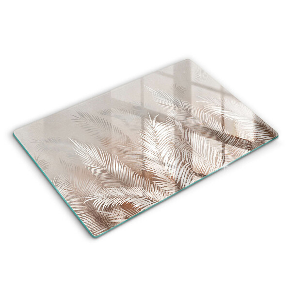 Skärbräda glas modern Boho lämnar växter