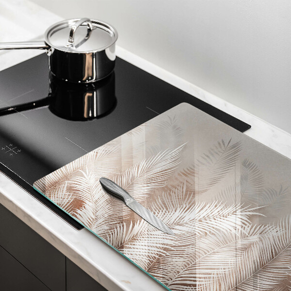 Skärbräda glas modern Boho lämnar växter