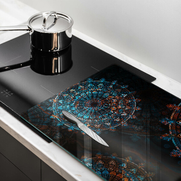 Skärbräda glas modern Boho vintage hjul