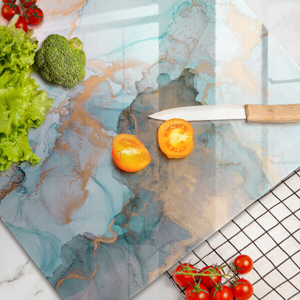 Skärbräda glas modern Abstrakt marmor