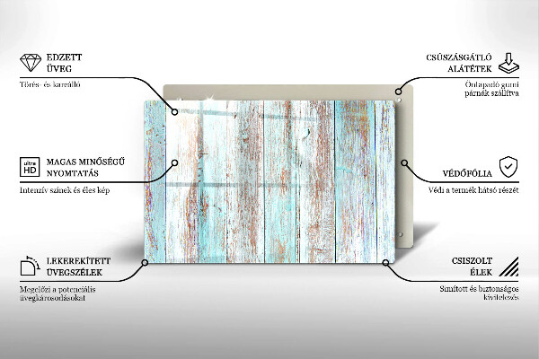 Skärbräda glas modern Gamla vintagebrädor