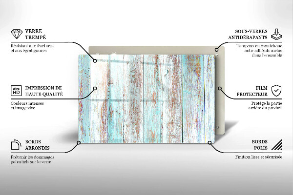 Skärbräda glas modern Gamla vintagebrädor