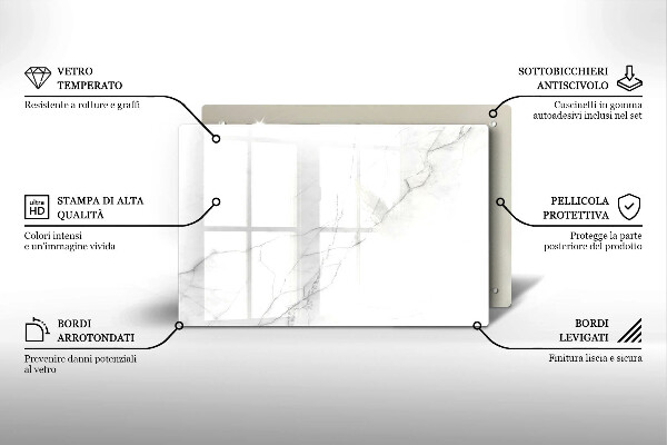Skärbräda glas modern Bakgrund marmor sten