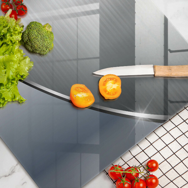 Skärbräda glas modern Metall abstrakt mönster