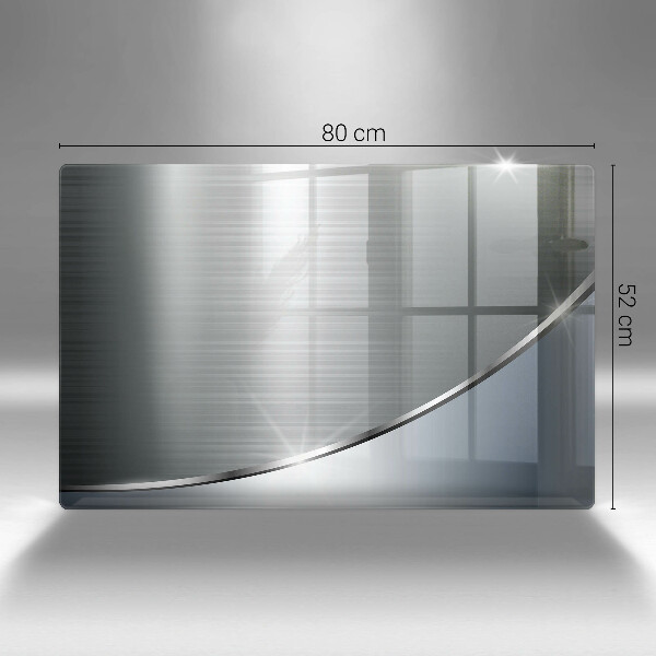 Skärbräda glas modern Metall abstrakt mönster