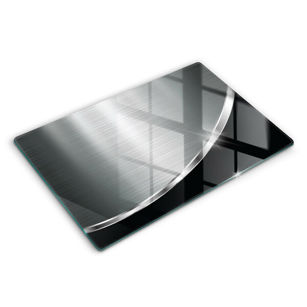 Skärbräda glas modern Abstraktion med metall