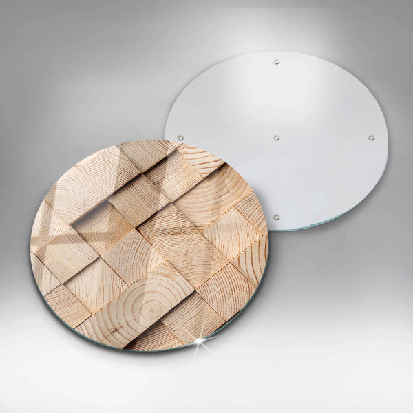 Skärbräda glas unik Trärutor