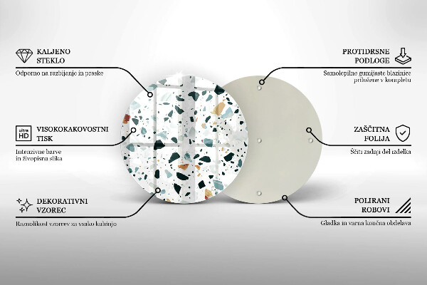 Skärbräda glas unik Lätt stengods