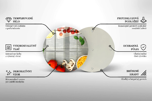 Skärbräda glas unik Köksmat