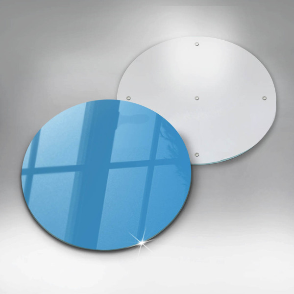 Skärbräda glas unik Färg blå