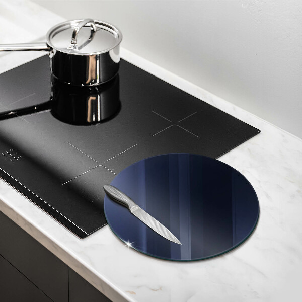 Skärbräda glas unik Marinblå färg