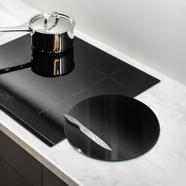 Skärbräda glas unik Färg: svart