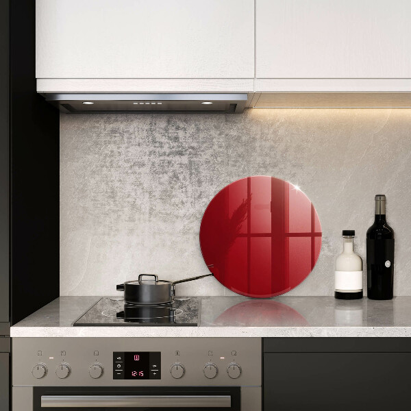 Skärbräda glas unik Färg röd