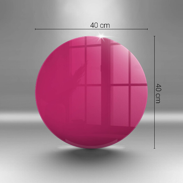 Skärbräda glas unik Färg rosa