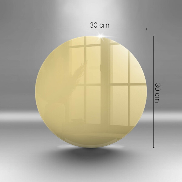 Skärbräda glas unik Gul