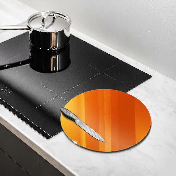 Skärbräda glas unik Orange färg
