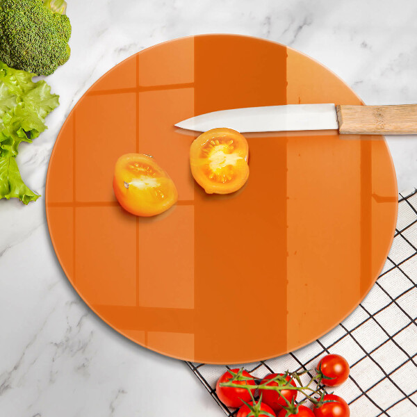 Skärbräda glas unik Orange färg