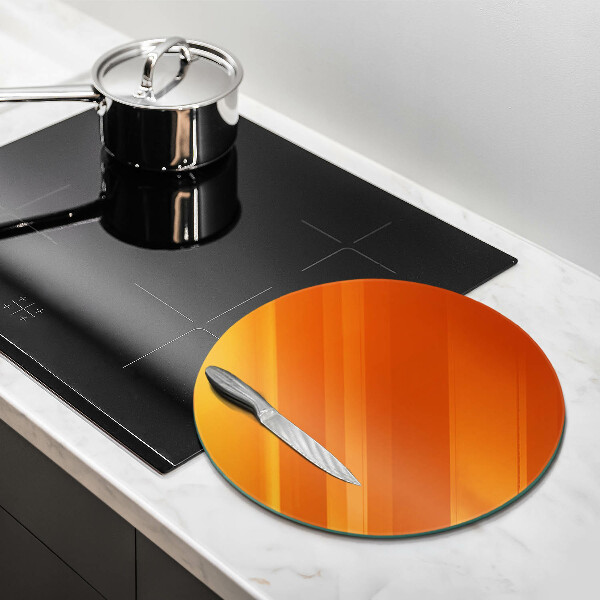 Skärbräda glas unik Orange färg