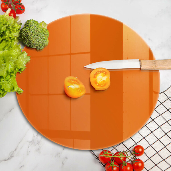 Skärbräda glas unik Orange färg