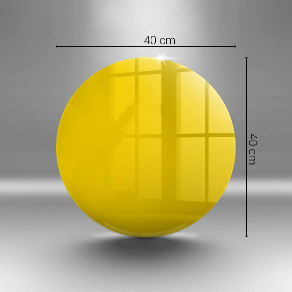 Skärbräda glas unik Gul