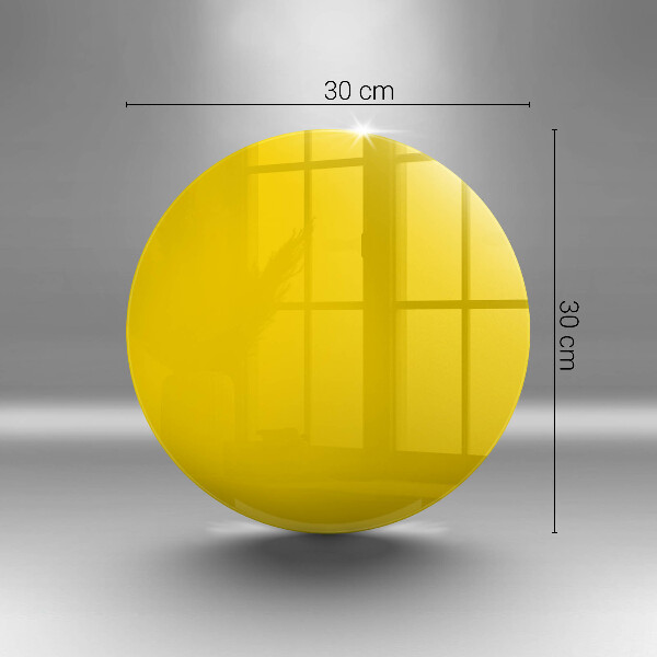 Skärbräda glas unik Gul