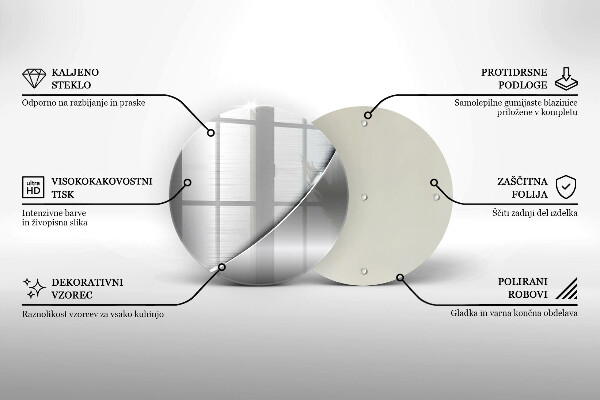 Skärbräda glas unik Metallformer