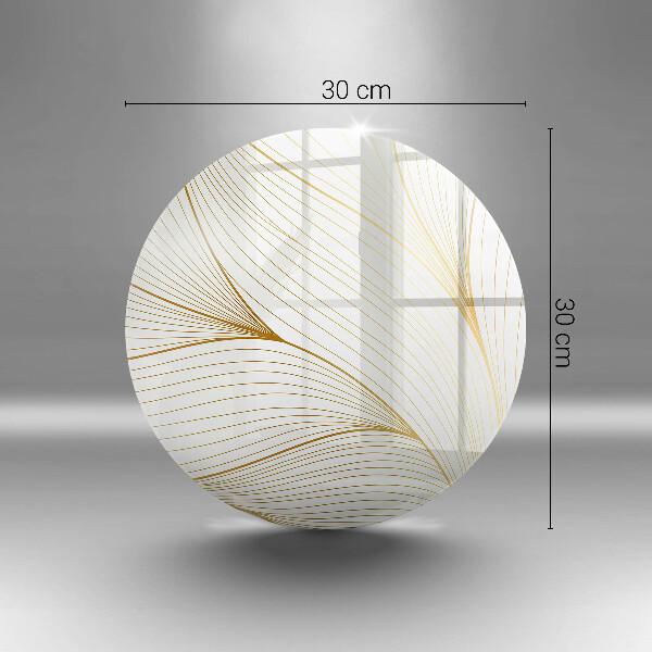 Skärbräda glas unik Modernt linjemönster