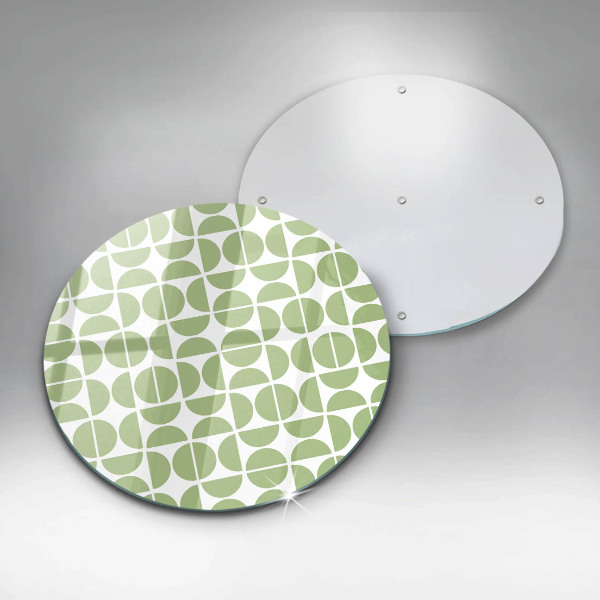 Skärbräda glas unik Mönster av boho-former