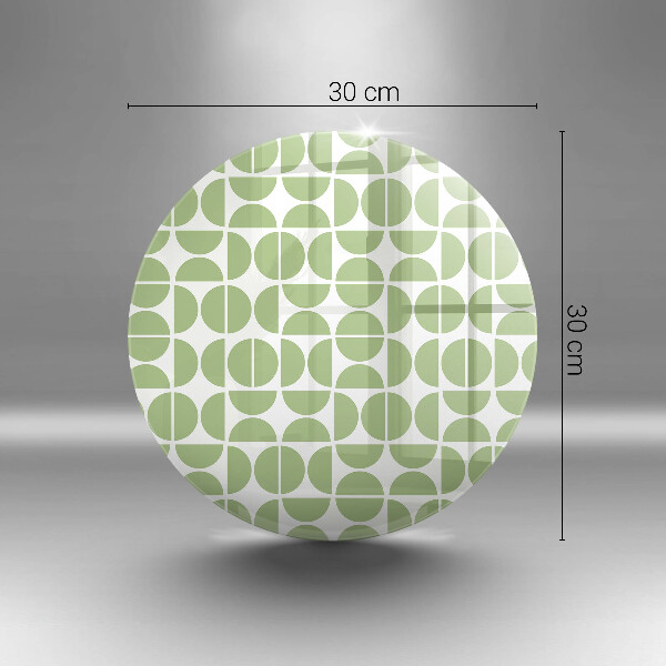 Skärbräda glas unik Mönster av boho-former