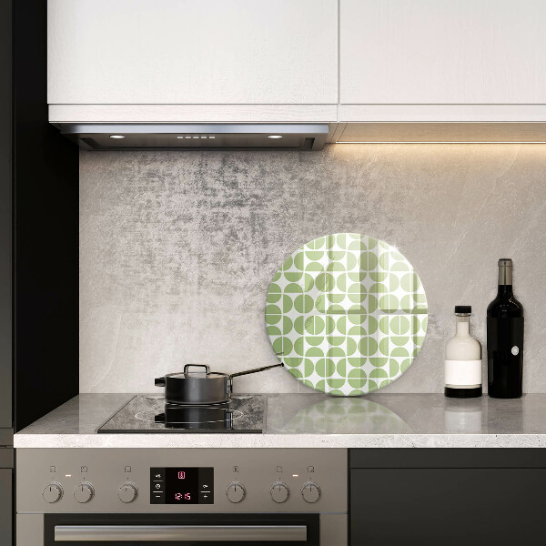 Skärbräda glas unik Mönster av boho-former