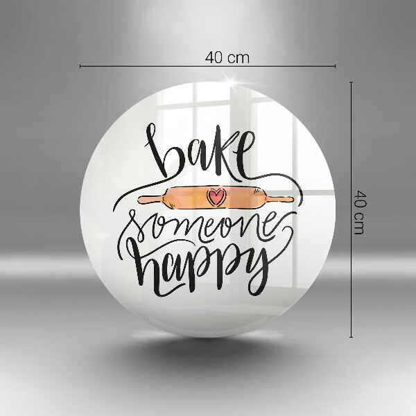 Skärbräda glas unik Baka någon glad