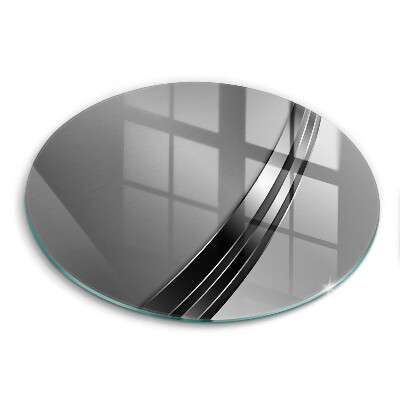 Skärbräda glas unik Metallabstraktion