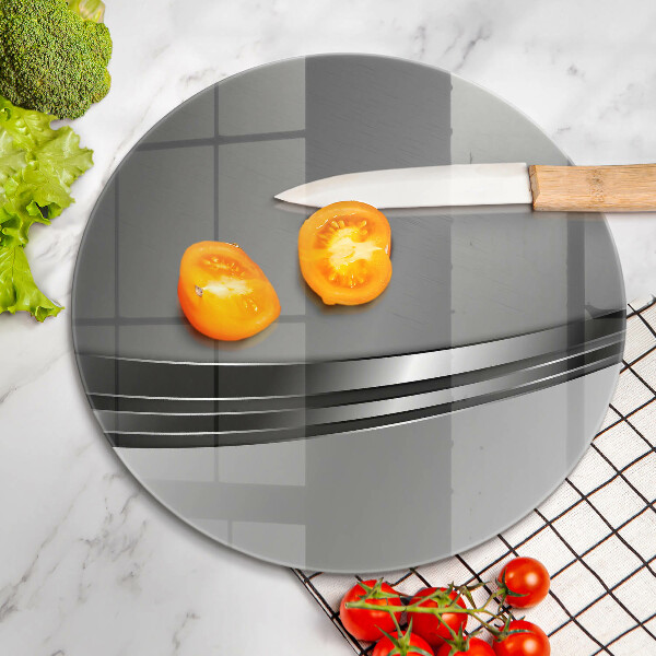 Skärbräda glas unik Metallabstraktion