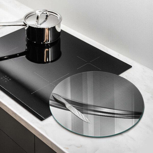 Skärbräda glas unik Metallabstraktion