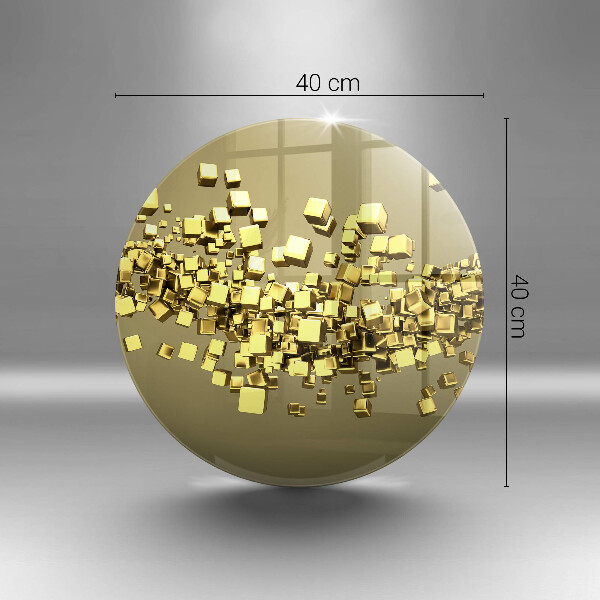 Skärbräda glas unik Abstrakt 3D-geometri