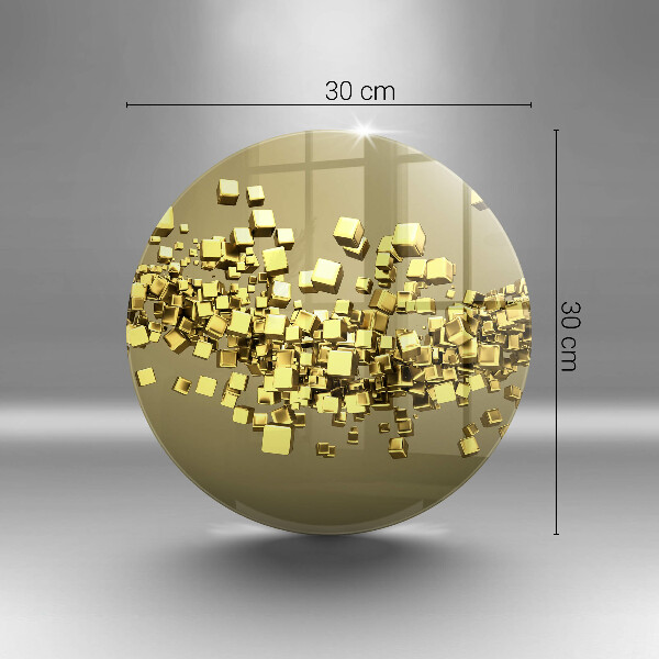 Skärbräda glas unik Abstrakt 3D-geometri