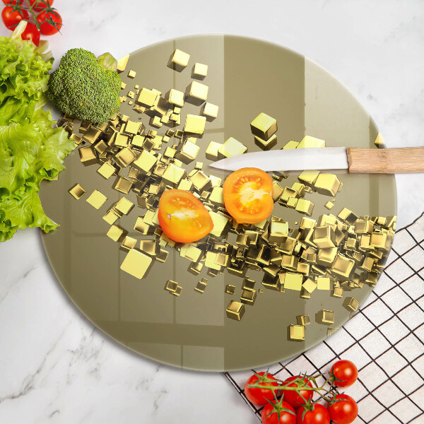 Skärbräda glas unik Abstrakt 3D-geometri