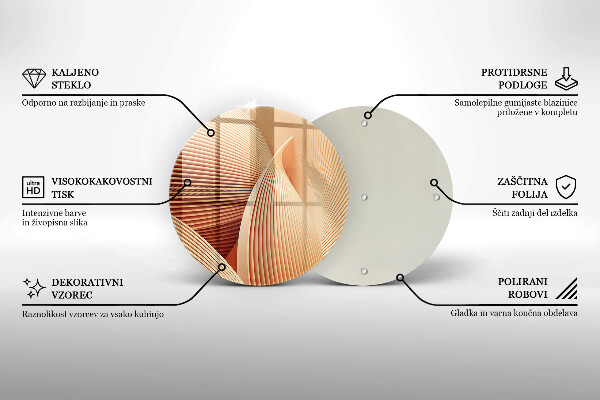 Skärbräda glas unik Modern komposition