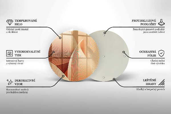 Skärbräda glas unik Modern komposition