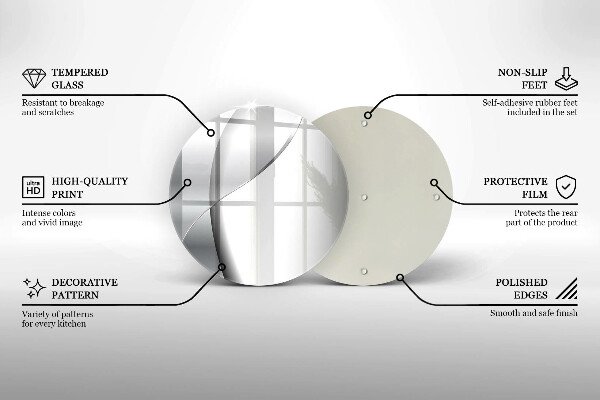 Skärbräda glas unik Silvermetallabstraktion