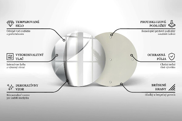 Skärbräda glas unik Silvermetallabstraktion