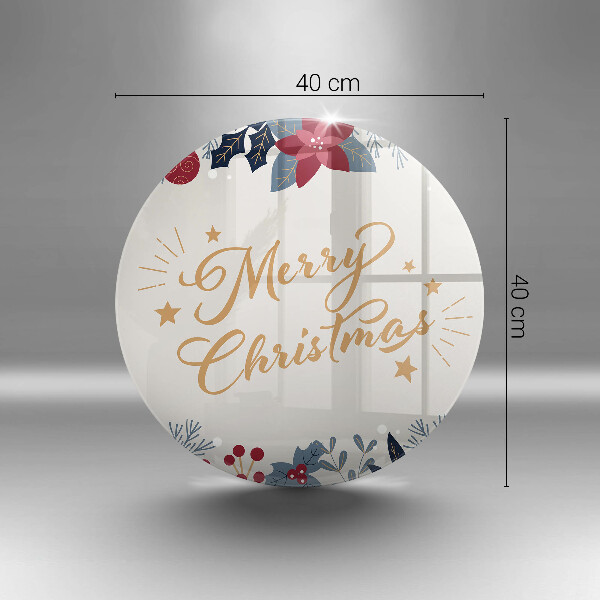 Skärbräda glas unik God jul inskription