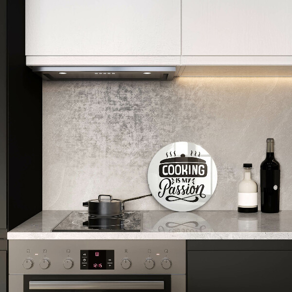 Skärbräda glas unik Matlagning är min passion