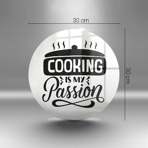 Skärbräda glas unik Matlagning är min passion