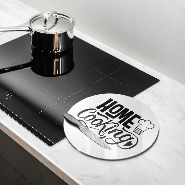 Skärbräda glas unik Inskriptionen Husmanskost