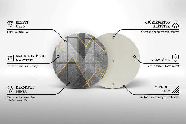 Skärbräda glas unik Skarpa former