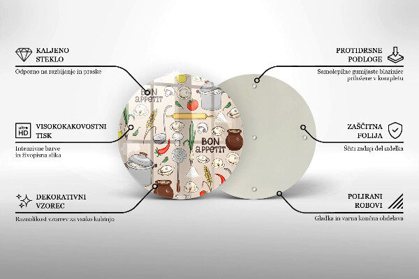 Skärbräda glas unik Kök illustration